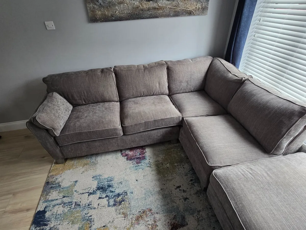 Corner Sofa & Ottoman - Image 3