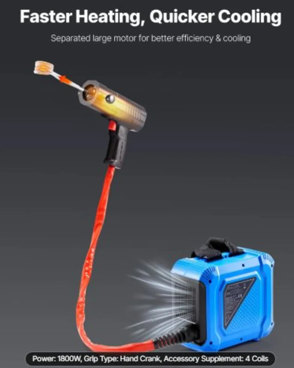 Induction Heater Bolt Removal,1800W 230V Magnetic - Image 3