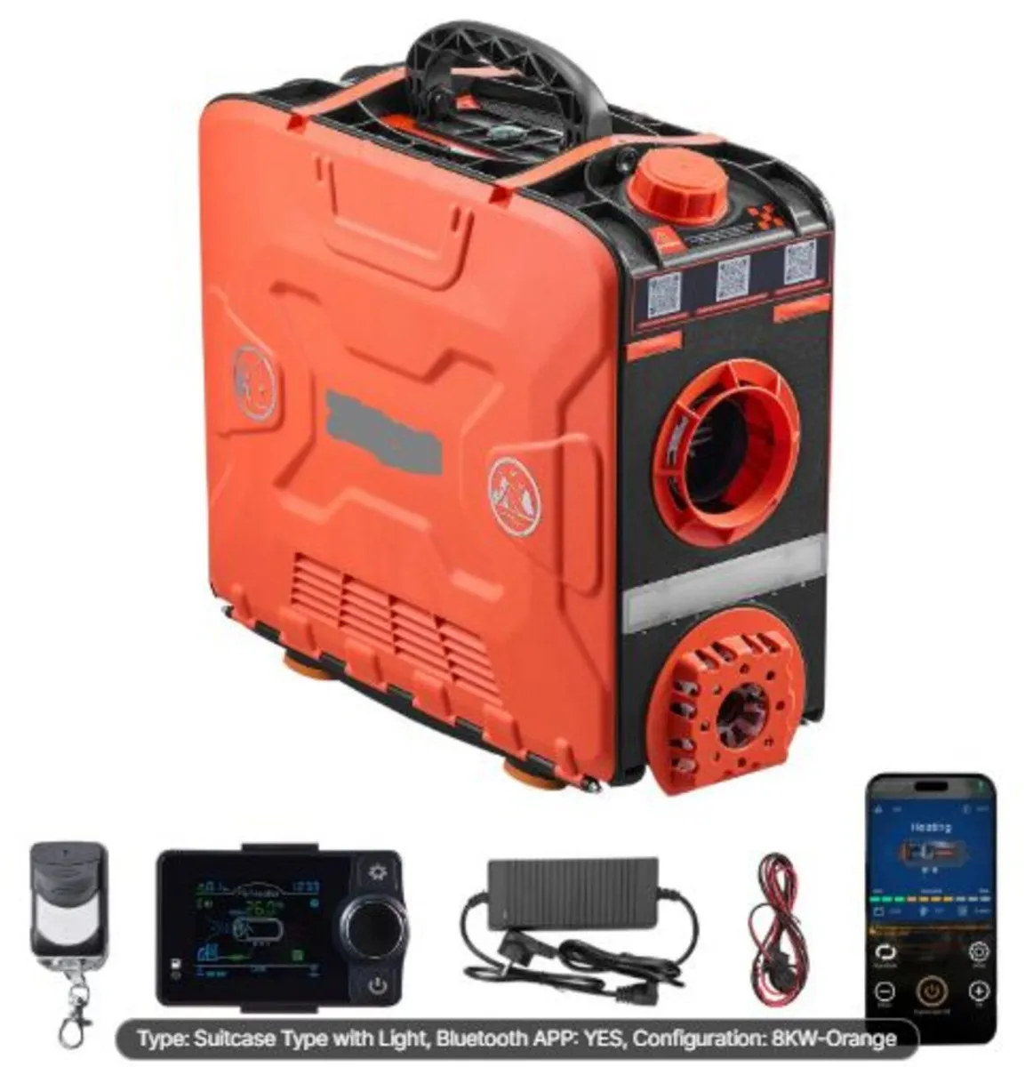 Diesel Heater, 5-8KW, DC 12V, All in One Portable - Image 1