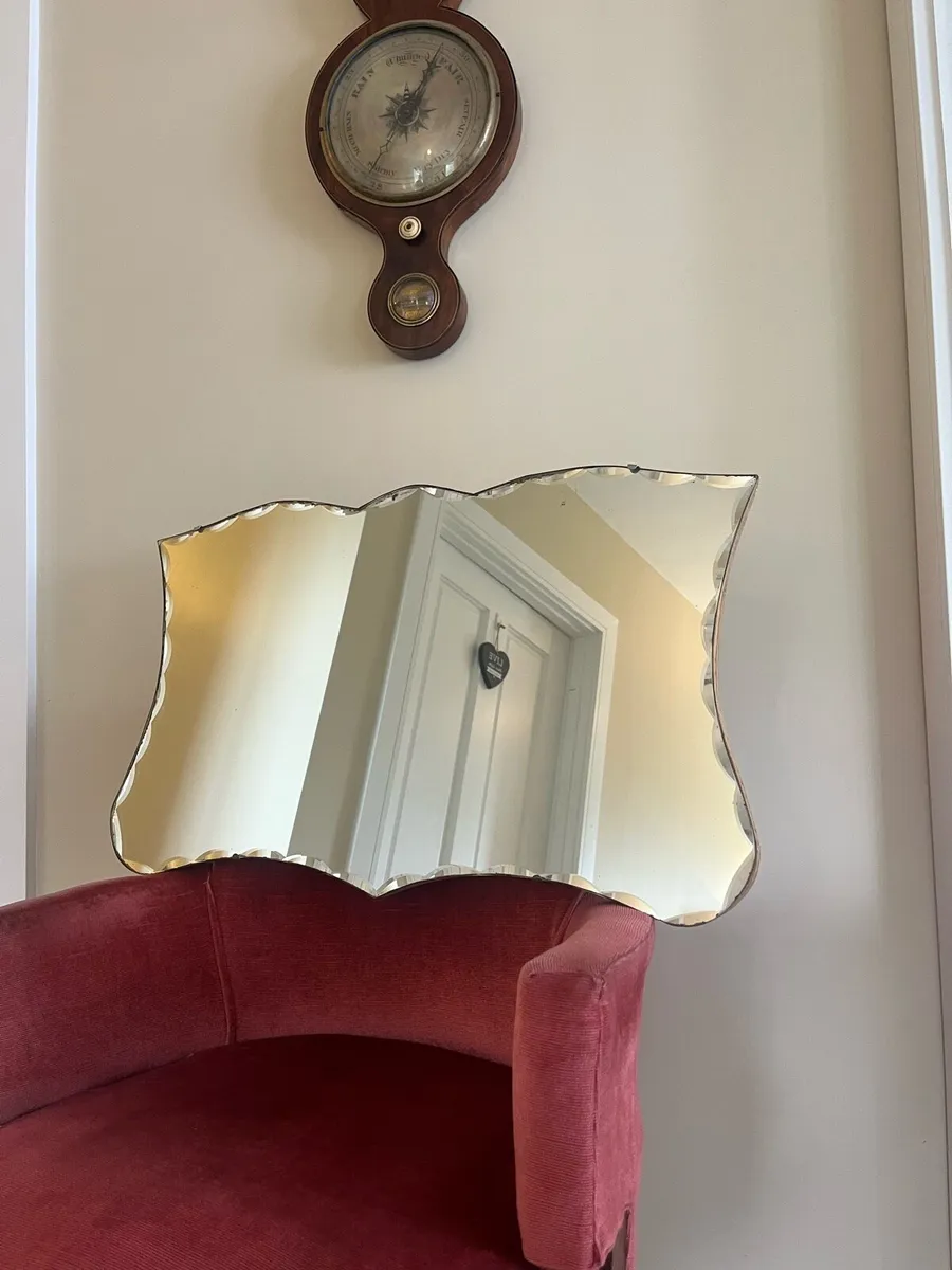 Art Deco Bevelled Edged Mirror - Image 1