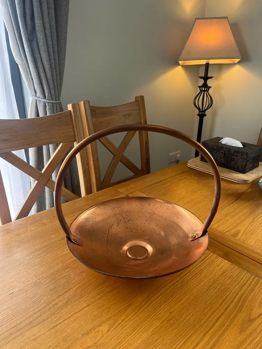 Vintage Copper Basket / Fruitbowl - Image 1