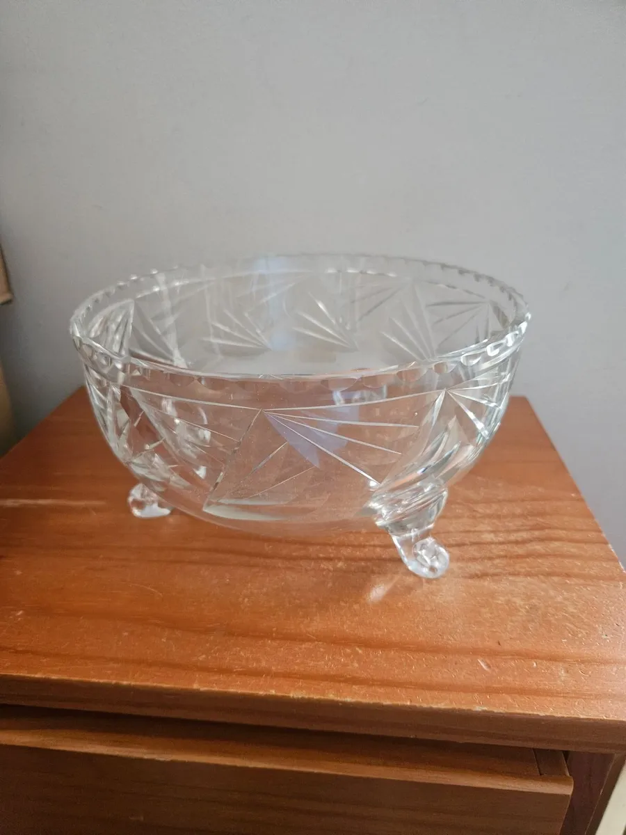Cut Glass Bowl - Image 1