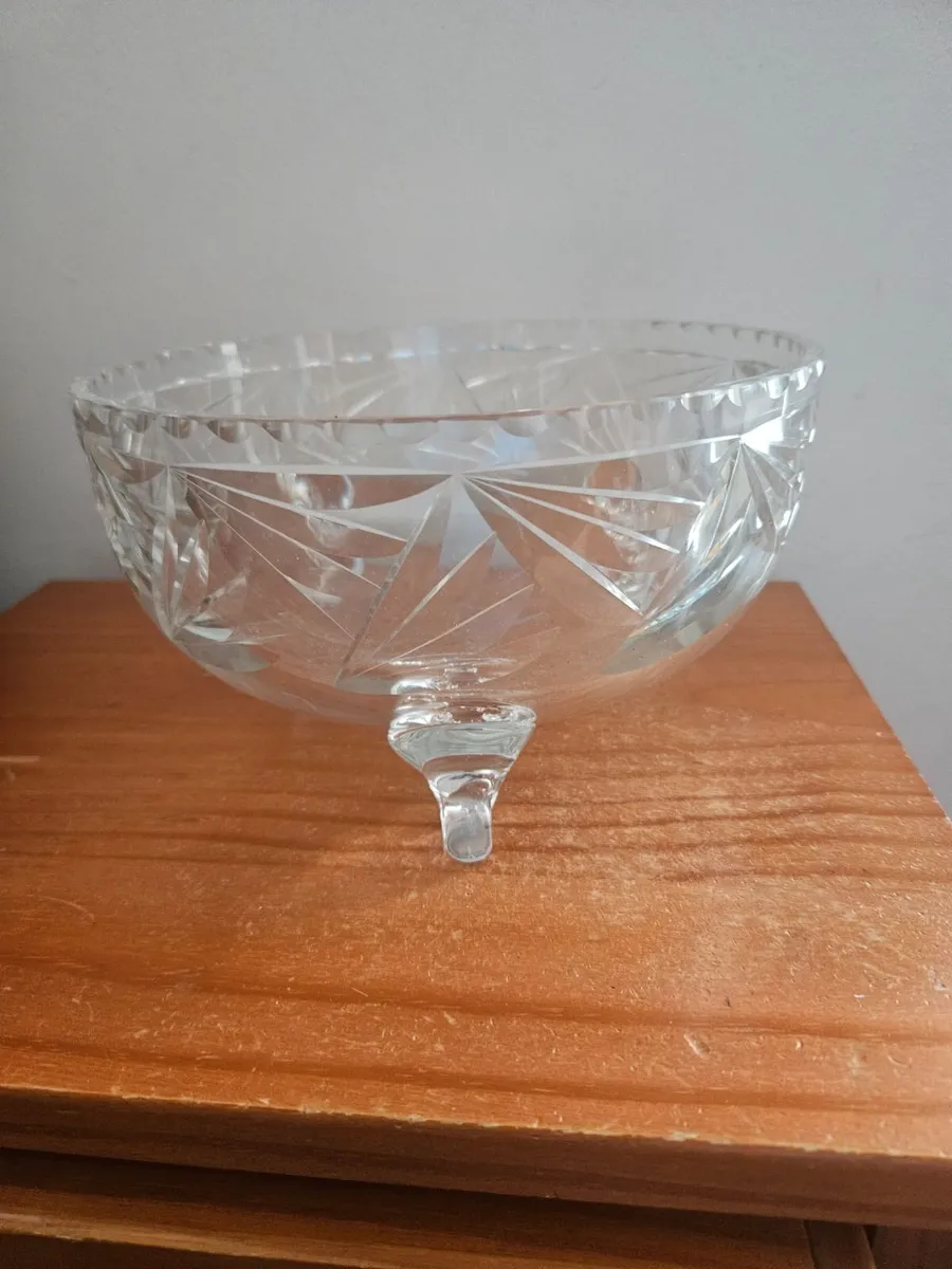 Cut Glass Bowl - Image 2