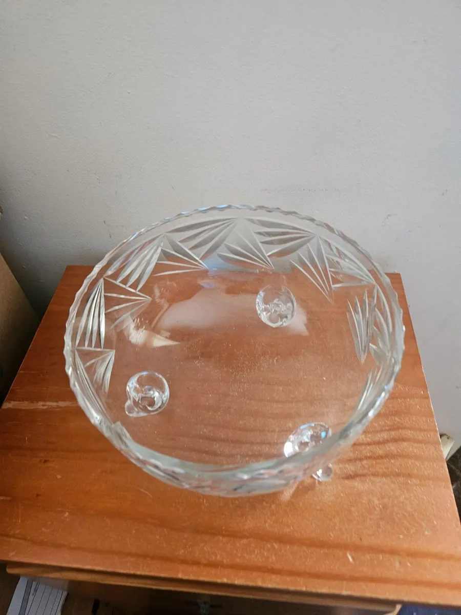Cut Glass Bowl - Image 3