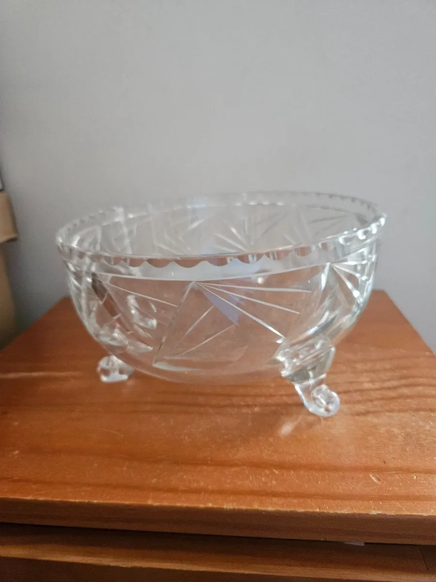 Cut Glass Bowl - Image 4