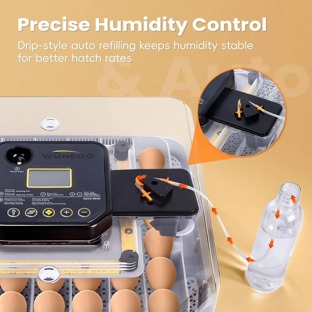 48-Egg Fully Automatic Incubator 12V/220V - Image 4