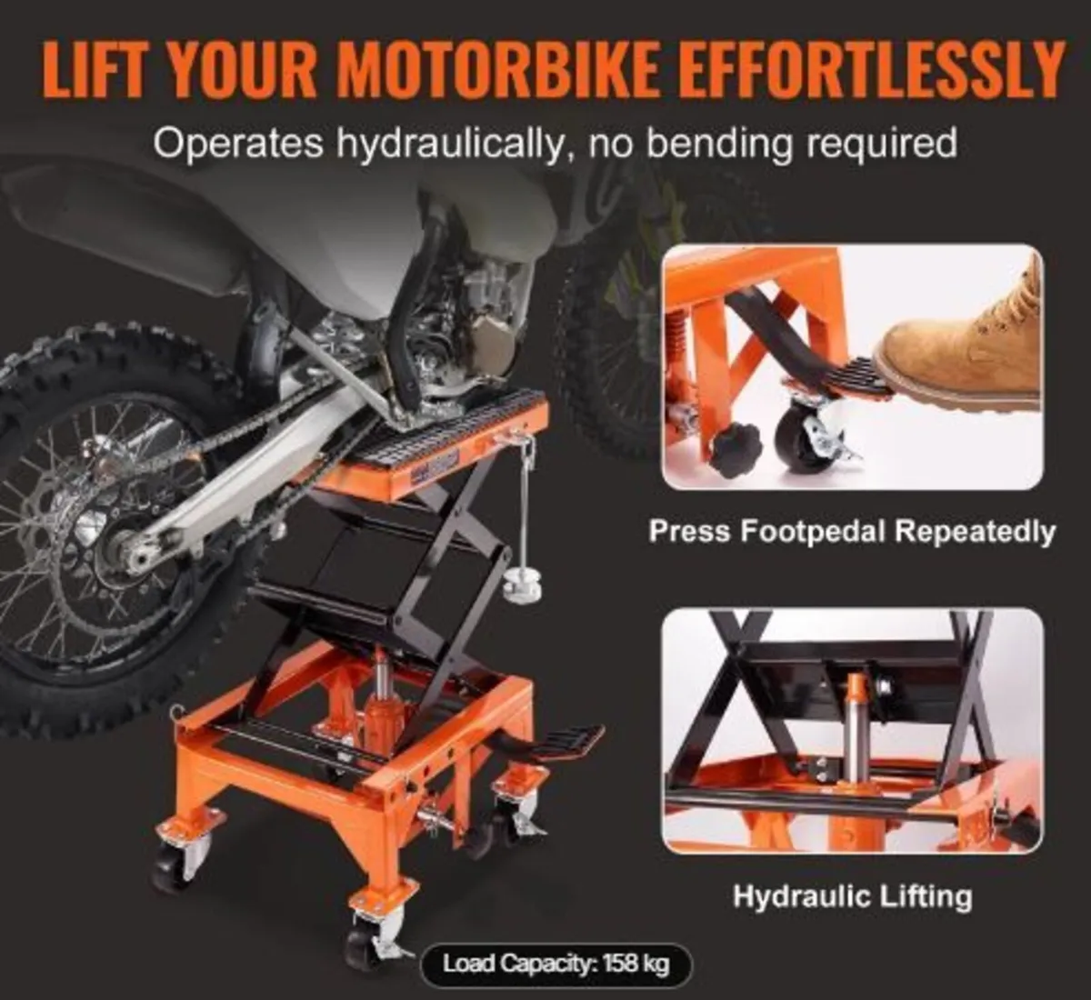 Hydraulic Motorcycle Lift Table - Image 2