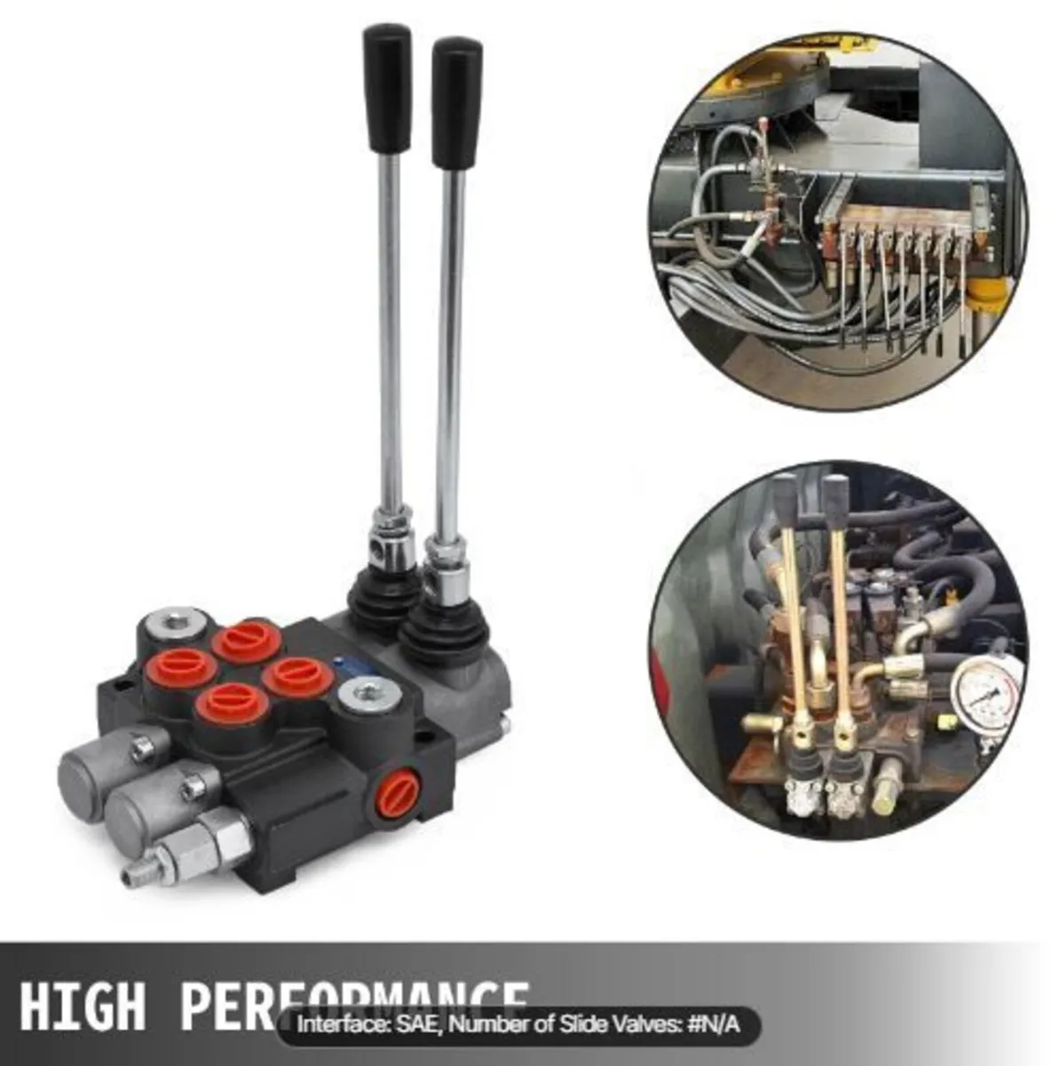 Hydraulic Valve 2 Spool Hydraulic Directional Con - Image 2