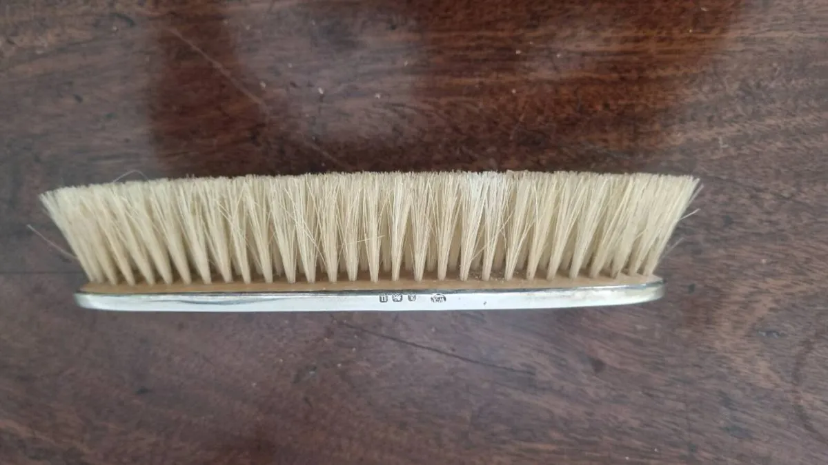 Antique Sterling Sliver Clothes Brush - Image 4