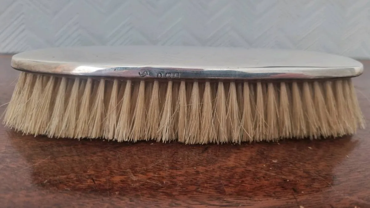 Antique Sterling Sliver Clothes Brush - Image 2