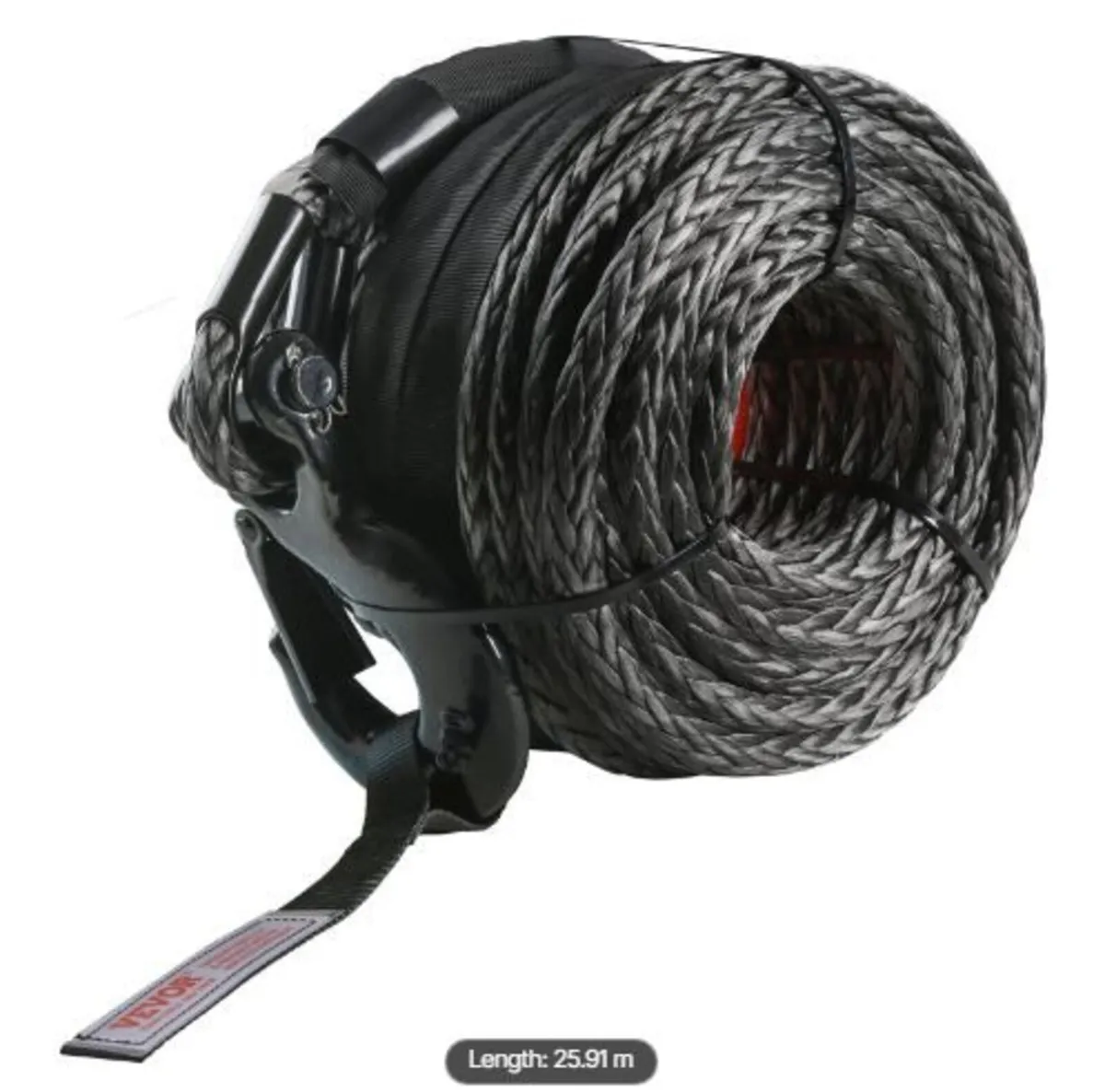 Synthetic Winch Rope, 9.5 mm x 25.91 m 12,020 kg - Image 1
