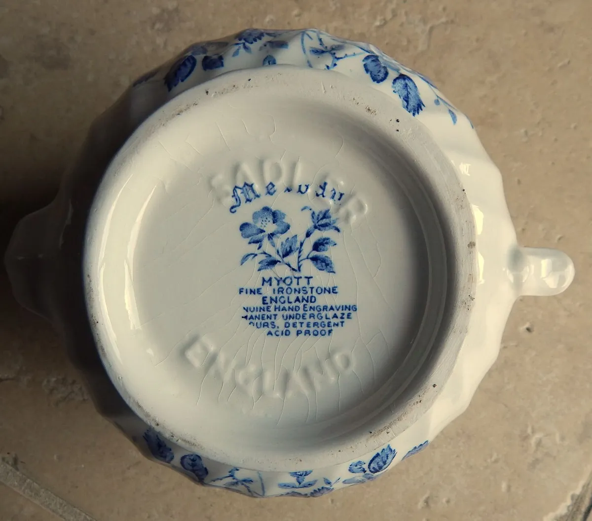 Vintage Myott Melody Teapot & Country Life Bowls - Image 4