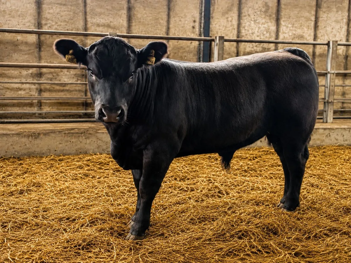 4 High-Star, High-Index Black Angus Weanling Bulls - Image 3
