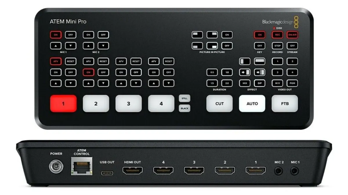 Blackmagic ATEM Mini Pro Live Production Switcher - Image 1