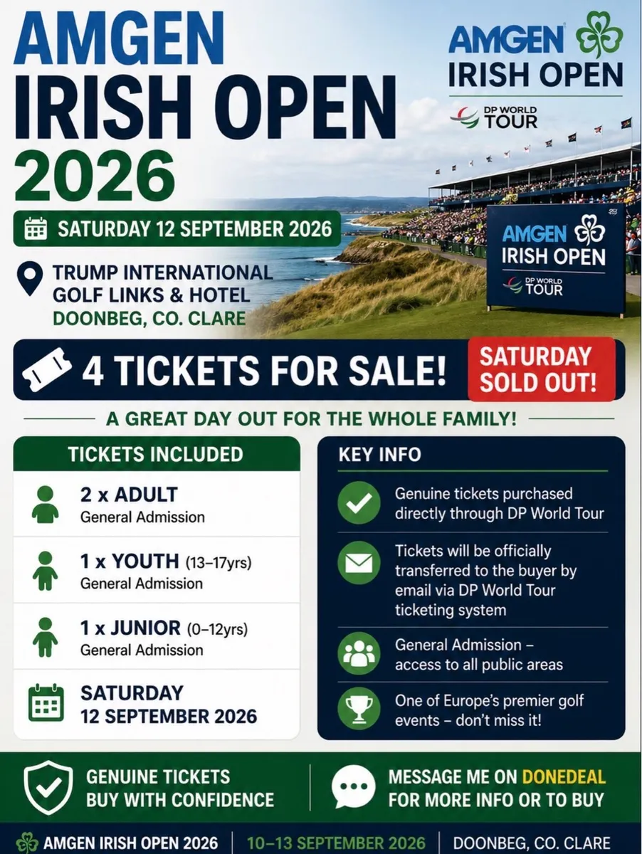 Irish Open Tickets
