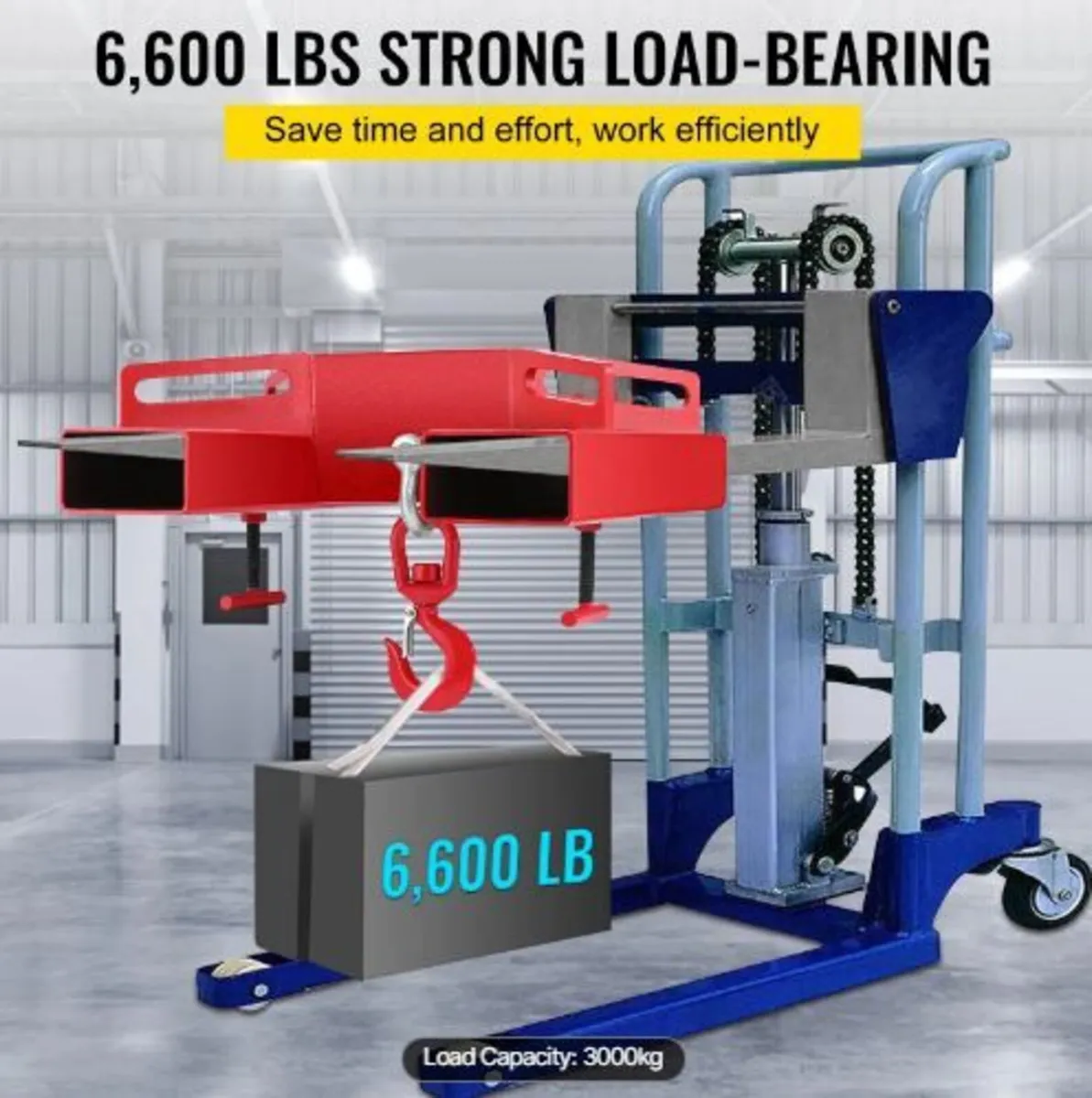 3 Ton Forklift Lifting Hook - Image 3