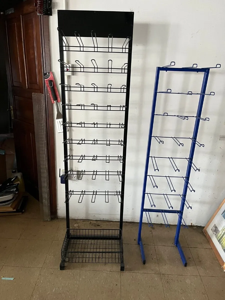 4 x Shop Display Stands / Retail Display Racks - Image 1