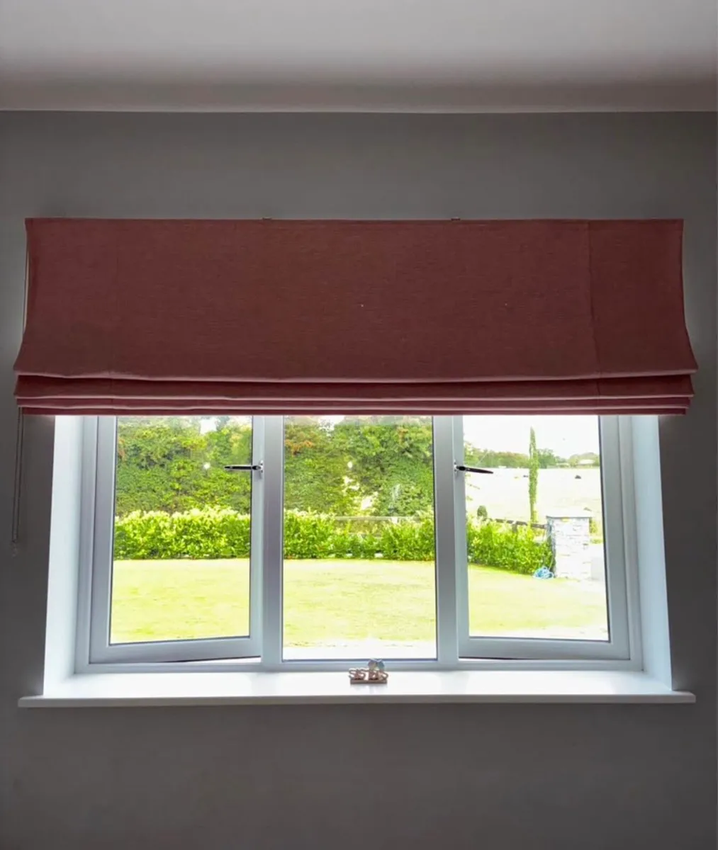 Blush Pink Roman Blind - Image 1