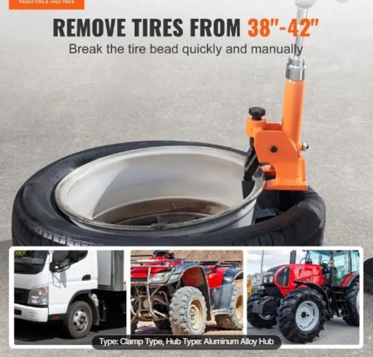 Manual Tire Bead Breaker, 96.5-106.7 mm Tires - Image 2
