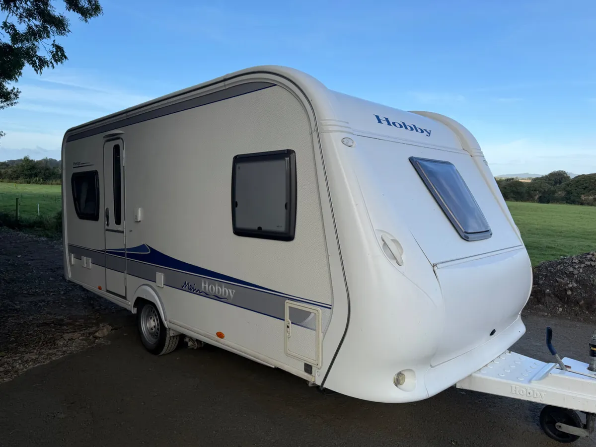 Hobby Fixed Bed Caravan – Immaculate, 1 Owner - Image 1