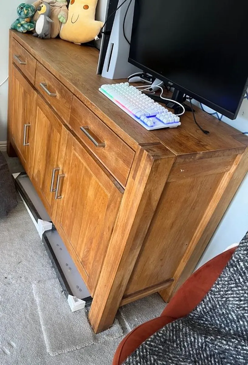 Solid Oak Sideboard - Image 2