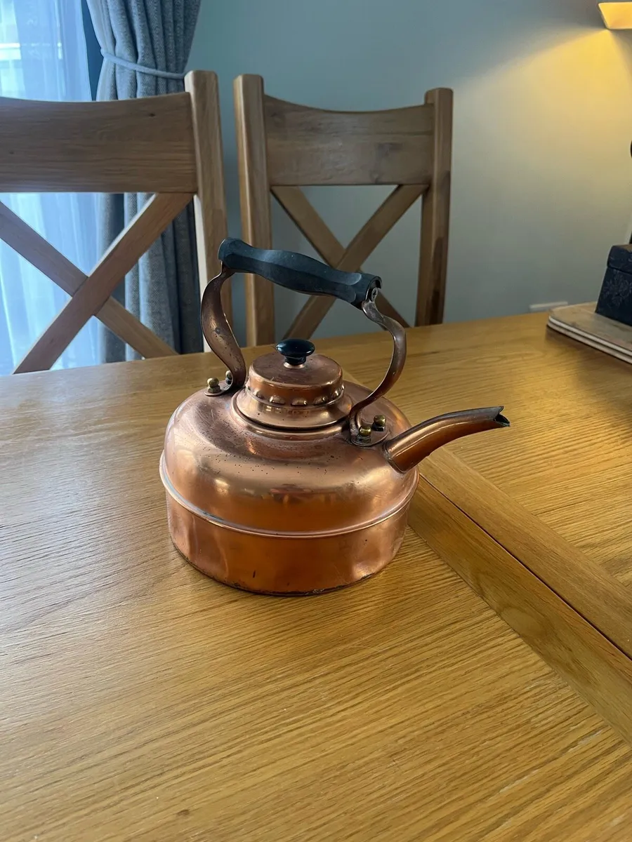 Antique Simplex England Copper Kettle - Image 1