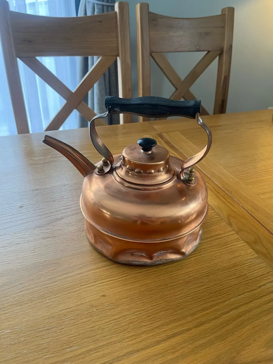 Antique Simplex England Copper Kettle - Image 3