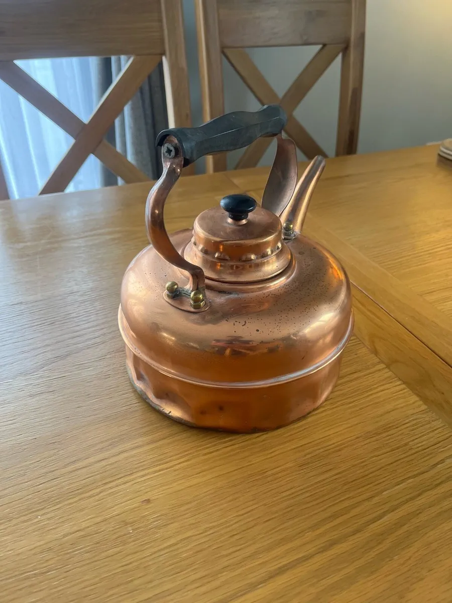 Antique Simplex England Copper Kettle - Image 2