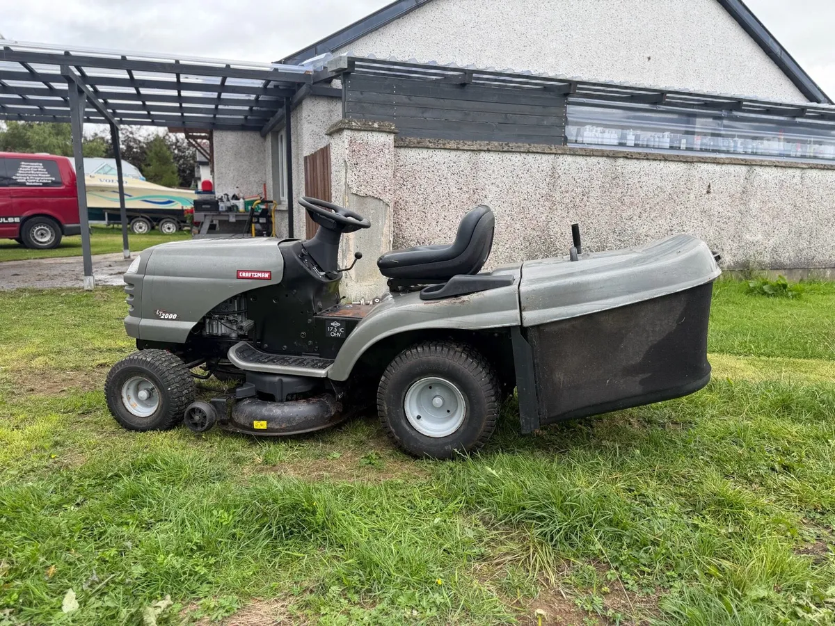 Craftsman Ride-On Mower - Image 1