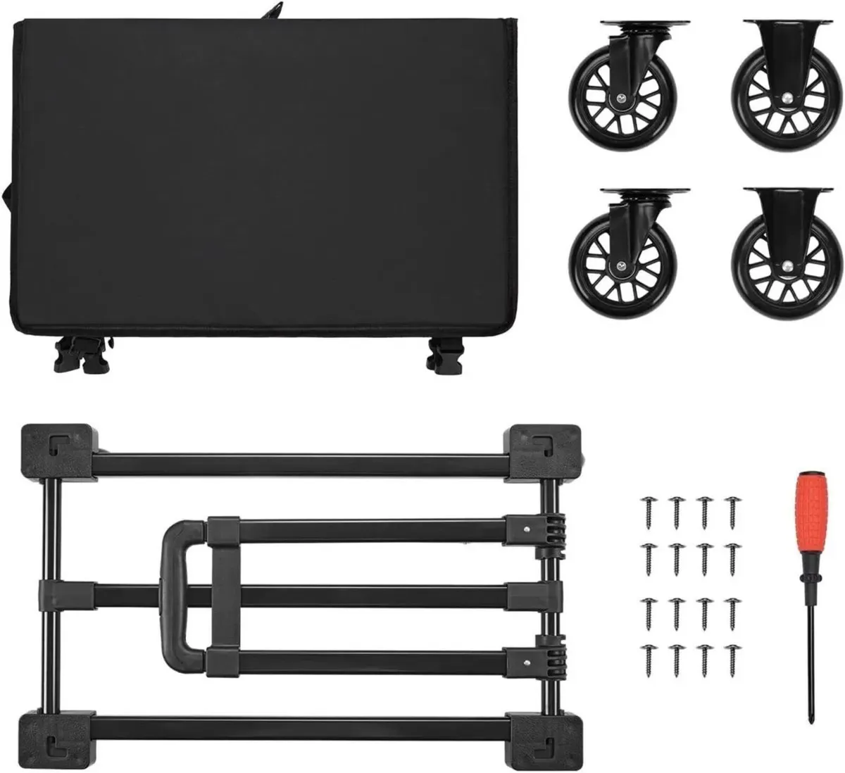 2-in-1 Folding Heavy Duty Hand Truck with Bag - Image 3