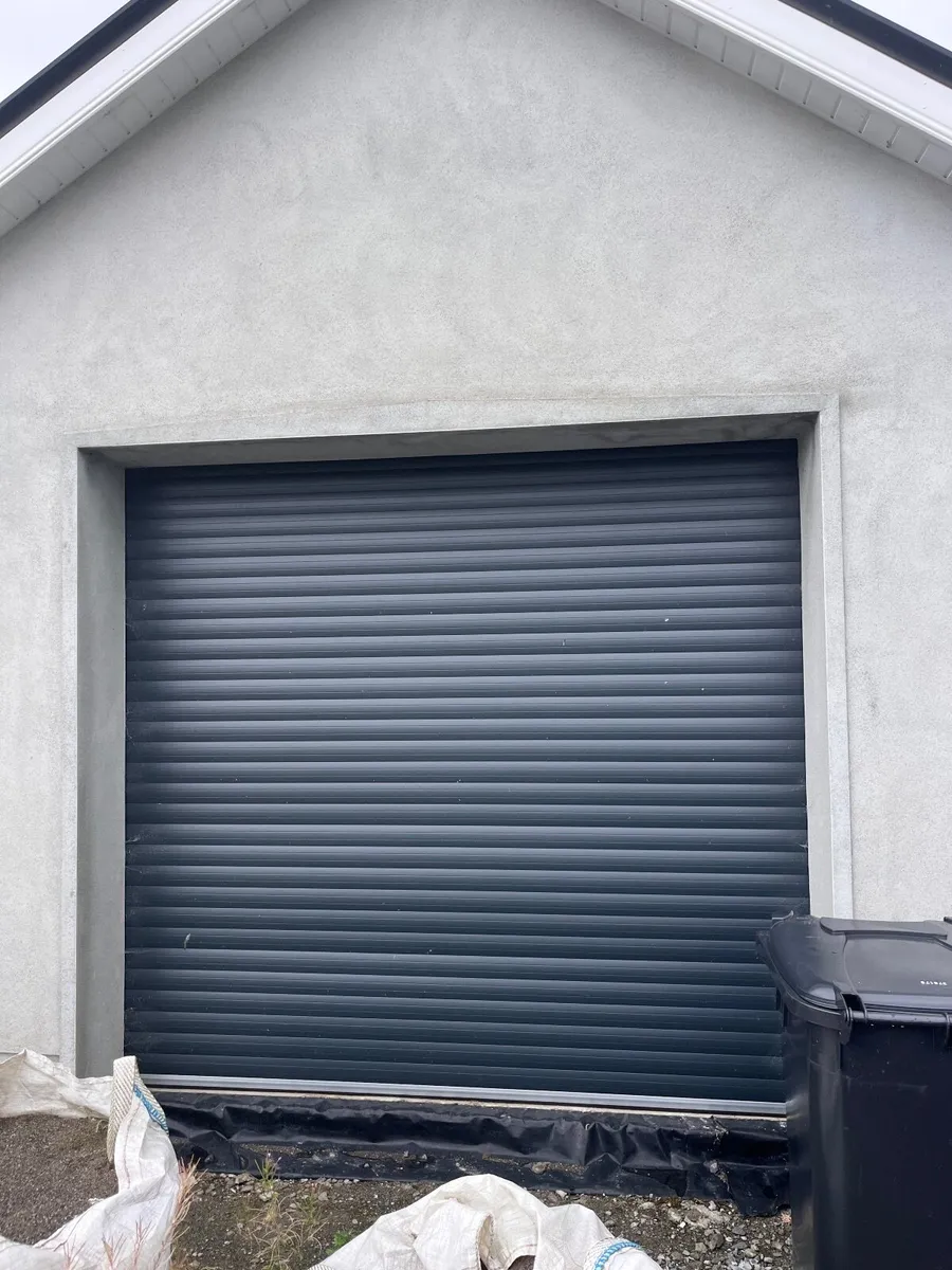 9ft Garage electric and manual roller Door - Image 1