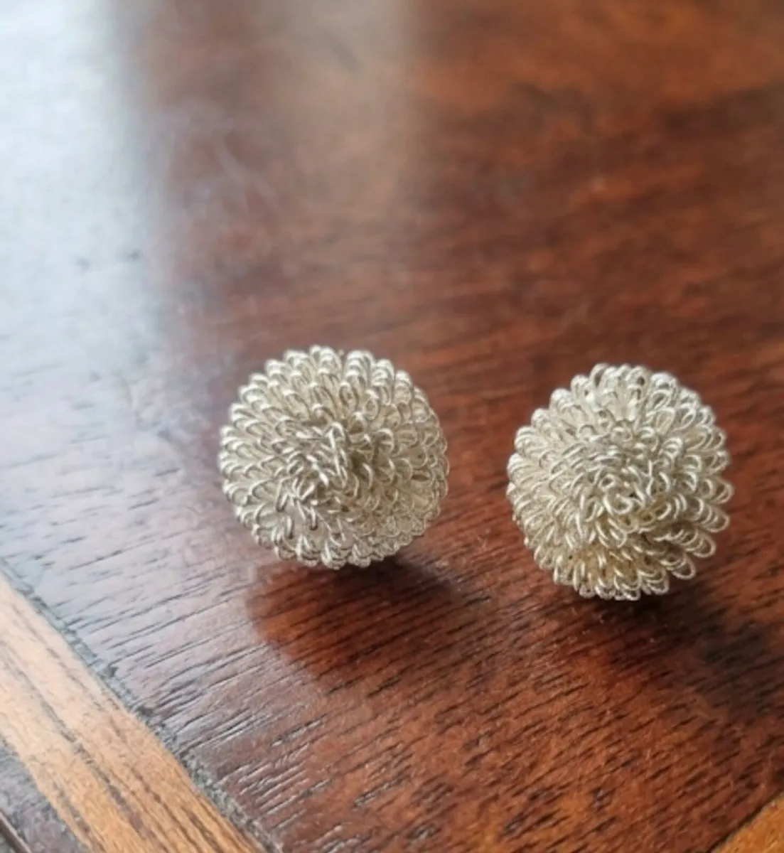 Large Floral Burst Earrings - Image 1