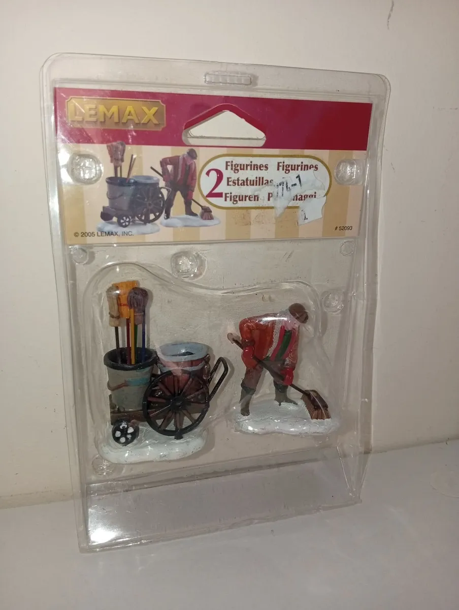 Lemax Street Sweeper Christmas Village Figurine - Image 2