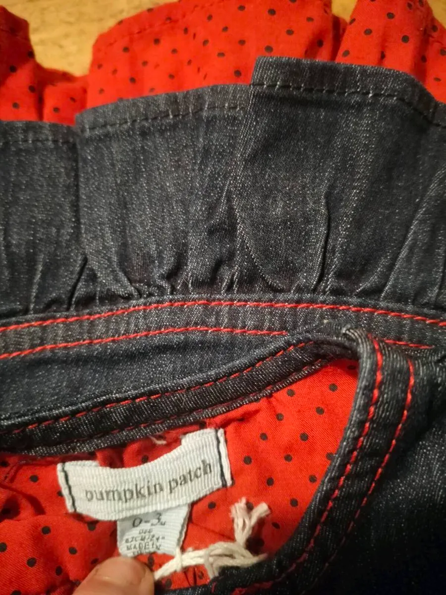 Pumpkin Patch baby/toddler denim pinafore dress fe - Image 4