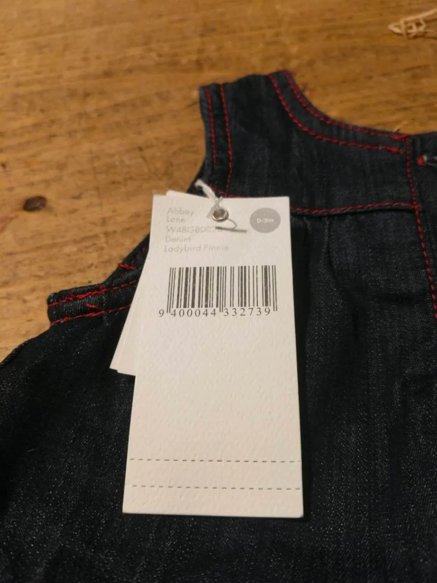 Pumpkin Patch baby/toddler denim pinafore dress fe - Image 3