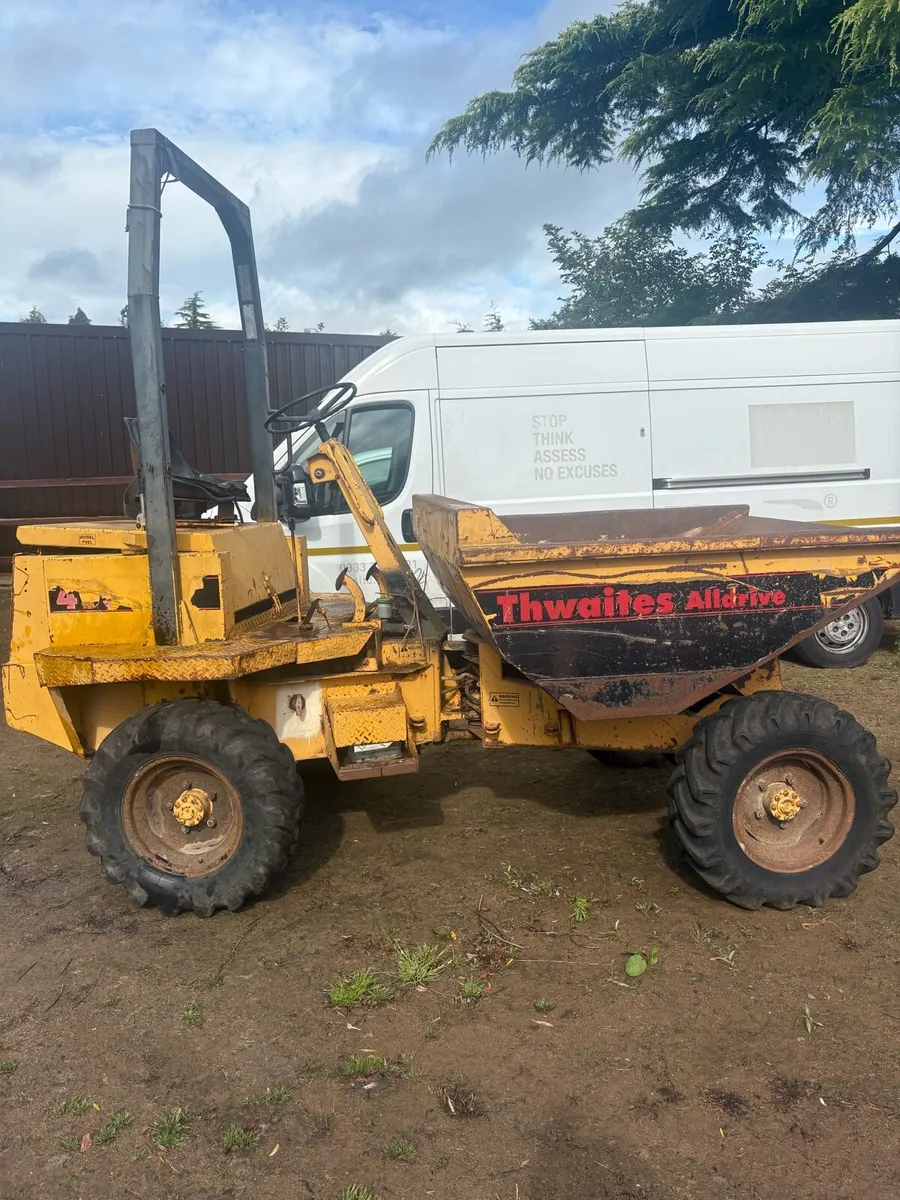 Thwaites 2 Ton Dumper . Perkins Engine - Image 3