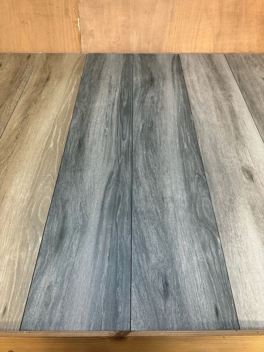 Clearance Grey Wood Effect Tile