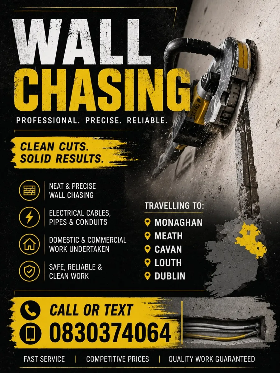 Wall Chasing Services - Image 1