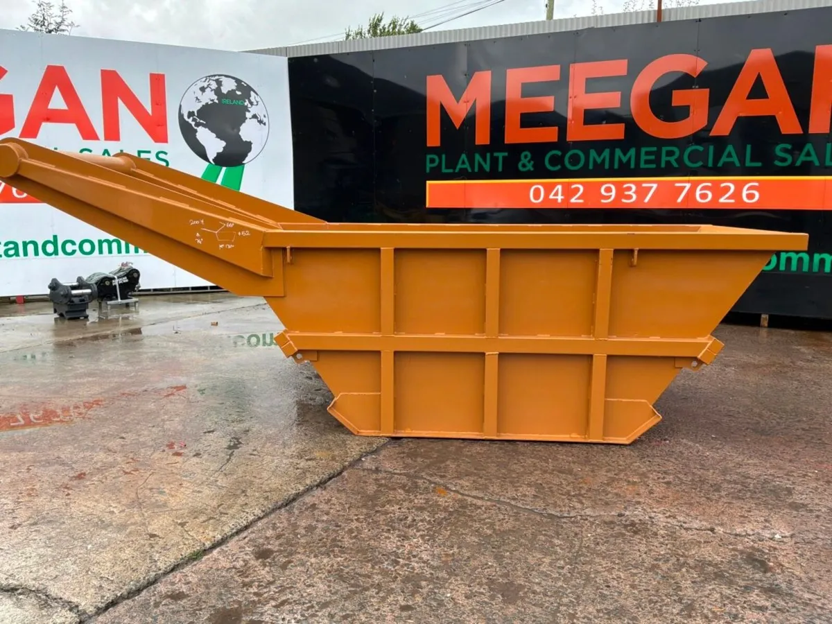 New / unused 7cu/yd excavator material drag skip.. - Image 4