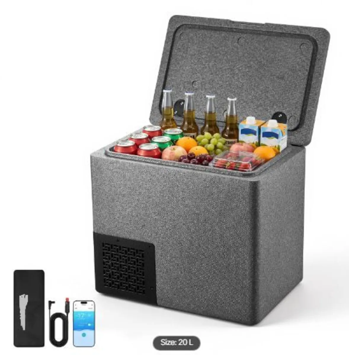 12 Volt Refrigerator, 21.1 QT/ 20L Car Fridge - Image 3