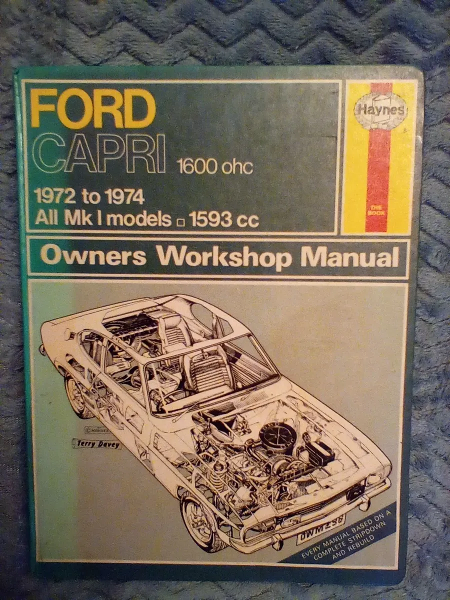 Mk1 ford capri repair manuals - Image 3
