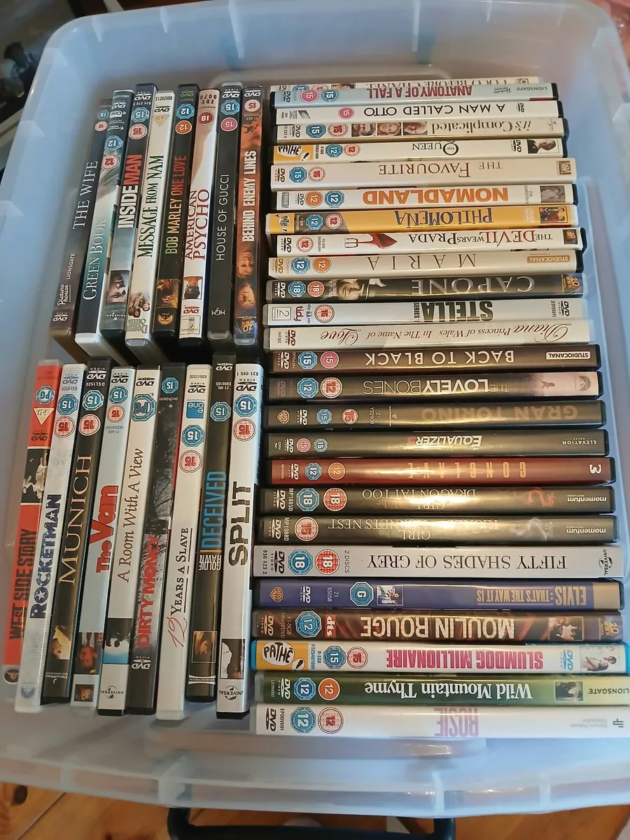43 DVDs