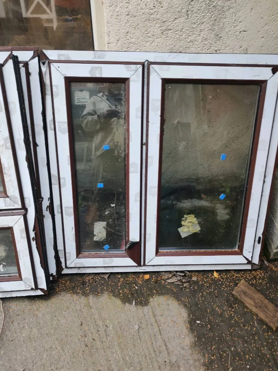 Mahogany PVC windows - Image 1