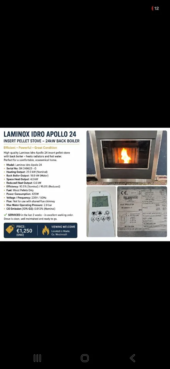 Pellet stove - Image 1