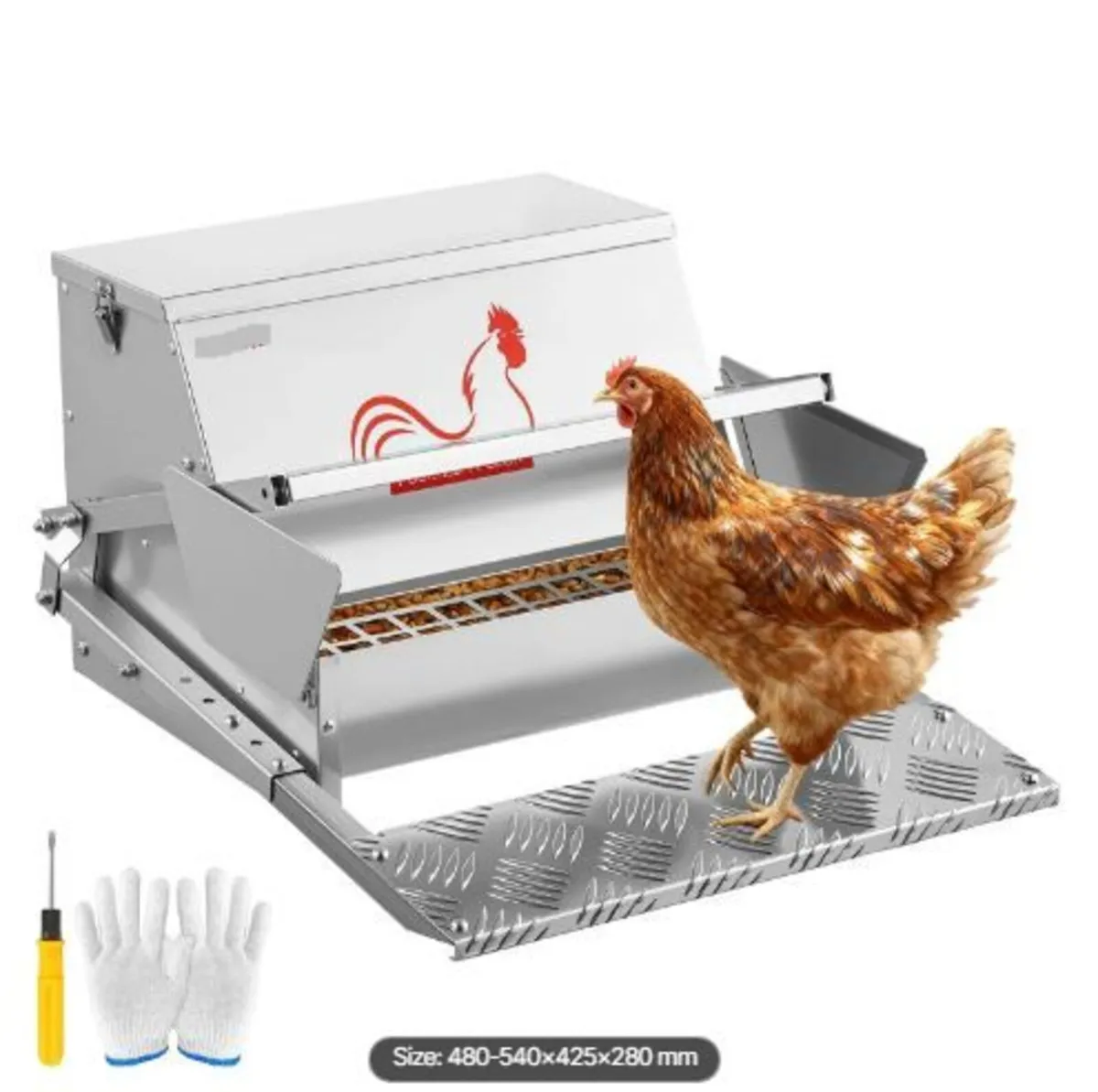 Automatic Chicken Feeder, 11.34 kg Capacity, - Image 1