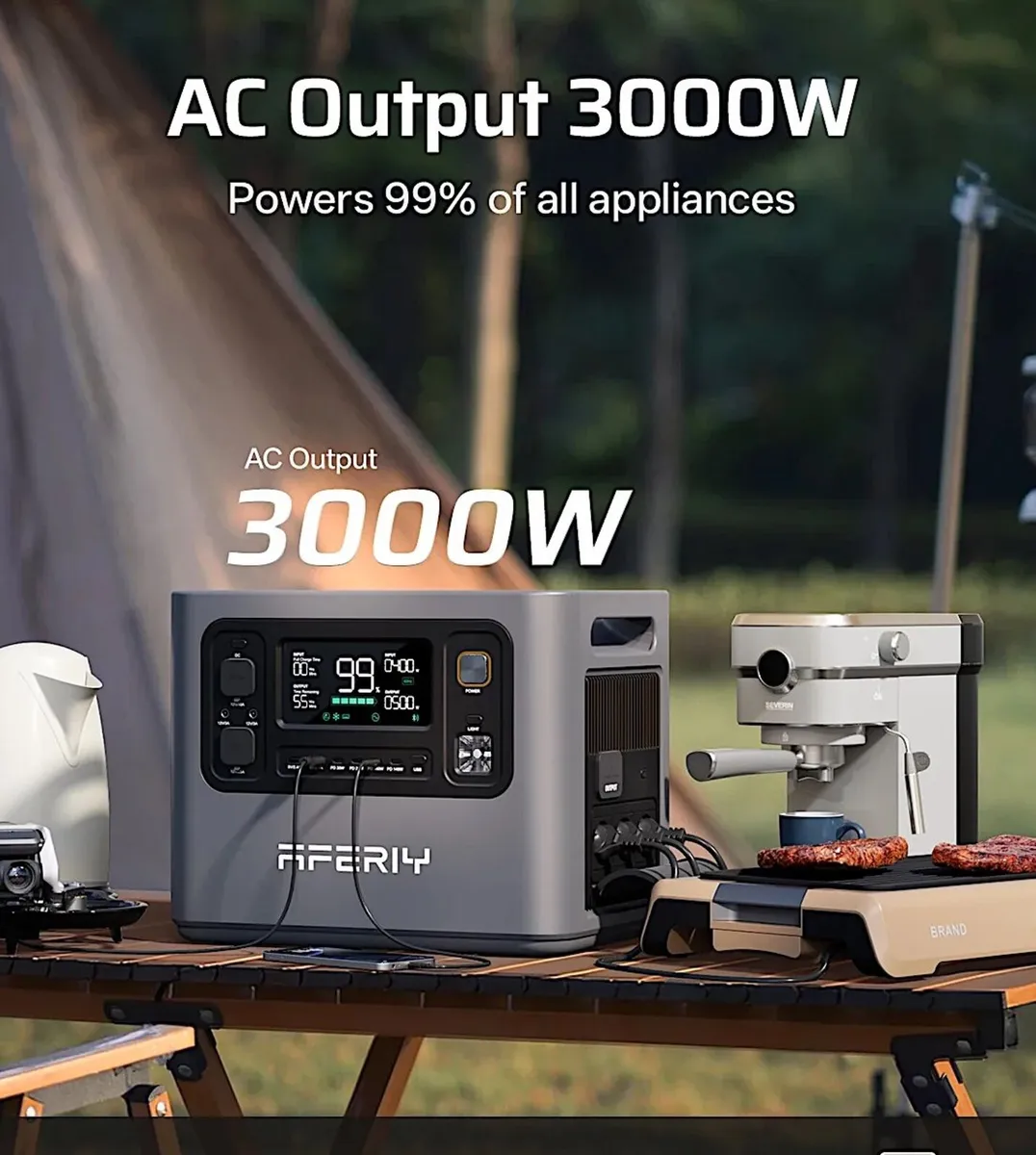 3kw AFERIY AF-P300 Portable Power Station - Image 1