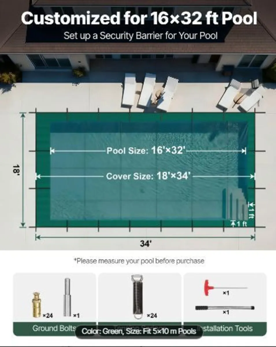 Swimming Pool Cover Pool Safety - Image 2