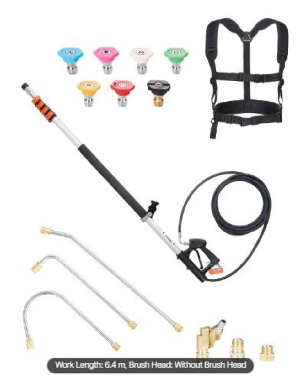 Pressure Washer Telescoping Wand, 24 ft - Image 4
