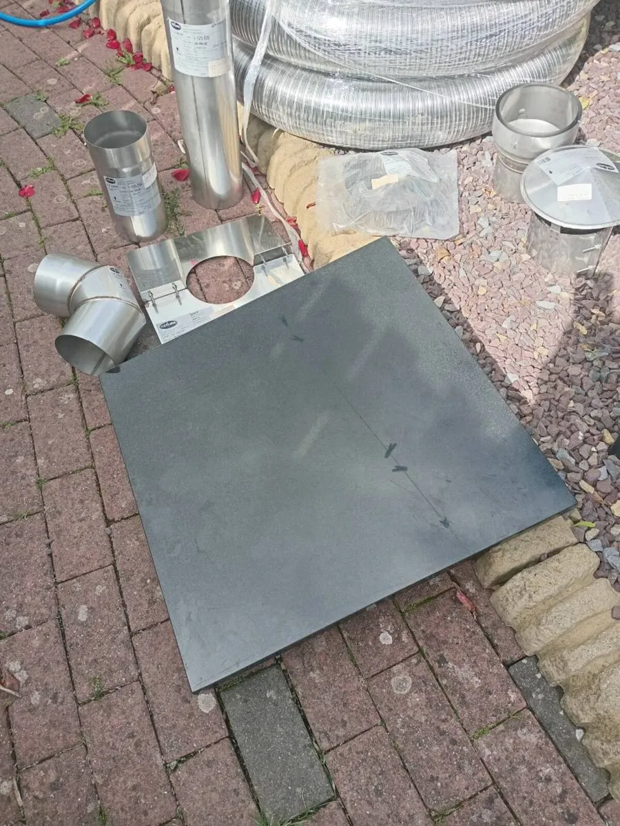 New 9m flexible flue, heart,cowl etc - Image 4