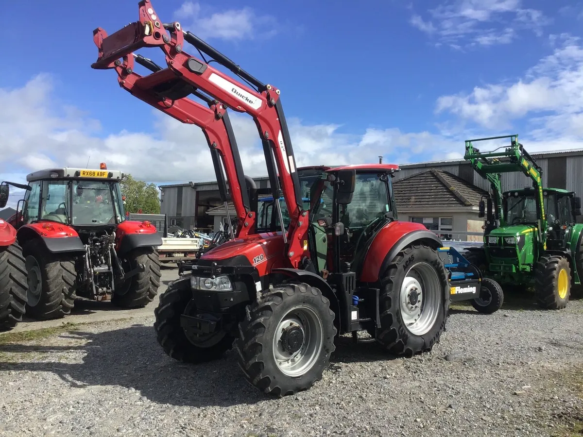 Case Luxxum 120 With Quicke Q4m Loader - Image 2